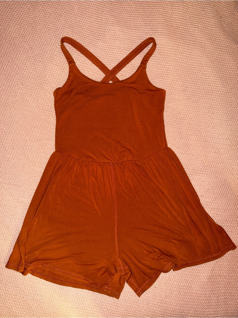 Imbodhi Lila Romper in Clay Size L